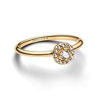 Anello Pandora Donna in Lega metallica Zirconia 163554C01-48 - 163554C01-50